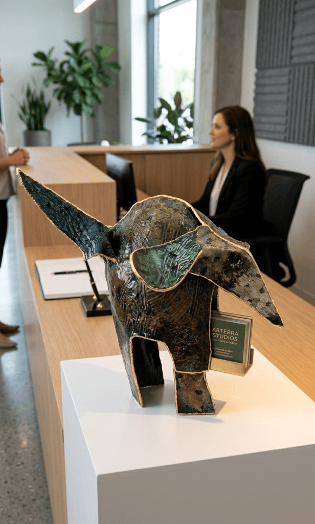 Ceramic memorial vessel reading “Celebrating a Life Evelyn M. Davis (1938–2023)”